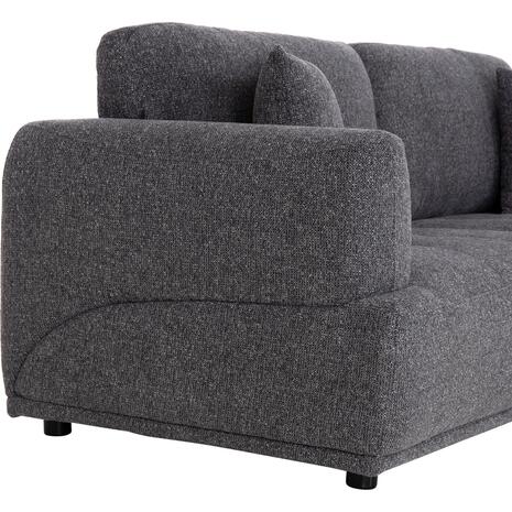 ΚΑΝΑΠΕΣ 3-ΘΕΣΙΟΣ STRUCTO HM3329.01 ΓΚΡΙ ΥΦΑΣΜΑ 227x94x88Υεκ.