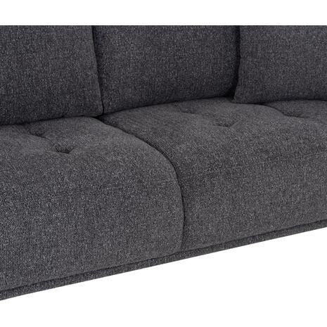 ΚΑΝΑΠΕΣ 3-ΘΕΣΙΟΣ STRUCTO HM3329.01 ΓΚΡΙ ΥΦΑΣΜΑ 227x94x88Υεκ.