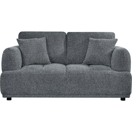 ΚΑΝΑΠΕΣ 2-ΘΕΣΙΟΣ STRUCTO HM3330.01 ΓΚΡΙ ΥΦΑΣΜΑ 168x94x88Υεκ.