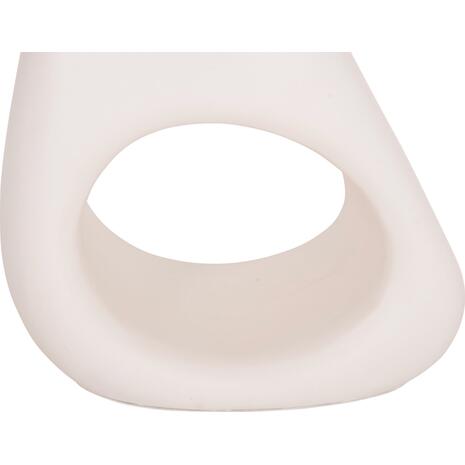 ΒΟΗΘΗΤΙΚΟ ΤΡΑΠΕΖΙ AIDA HM4692.02 FIBER CEMENT ΛΕΥΚΟ--ΞΥΛΟ TEAK TOP 47x60x59Υεκ