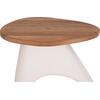 ΒΟΗΘΗΤΙΚΟ ΤΡΑΠΕΖΙ AIDA HM4692.02 FIBER CEMENT ΛΕΥΚΟ--ΞΥΛΟ TEAK TOP 47x60x59Υεκ