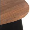 ΒΟΗΘΗΤΙΚΟ ΤΡΑΠΕΖΙ AIDA HM4692.01 FIBER CEMENT ΜΑΥΡΟ--ΞΥΛΟ TEAK TOP 47x60x59Υεκ
