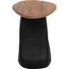 ΒΟΗΘΗΤΙΚΟ ΤΡΑΠΕΖΙ AIDA HM4692.01 FIBER CEMENT ΜΑΥΡΟ--ΞΥΛΟ TEAK TOP 47x60x59Υεκ