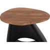 ΒΟΗΘΗΤΙΚΟ ΤΡΑΠΕΖΙ AIDA HM4692.01 FIBER CEMENT ΜΑΥΡΟ--ΞΥΛΟ TEAK TOP 47x60x59Υεκ