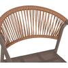 ΠΟΛΥΘΡΟΝΑ HOMAN HM6430.04 ΣΑΜΠΑΝΙ ΜΕΤΑΛΛΟ & TEXTILENE--ΜΠΕΖ P.E.RATTAN 53x58x75Υεκ