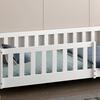 ΚΡΕΒΑΤΙ ΠΑΙΔΙΚΟ ΜΕ ΚΑΓΚΕΛΑ MUNK HM739.03 τ.MONTESSORI ΠΕΥΚΟ ΦΥΣΙΚΟ-ΛΕΥΚΟ--190x90εκ