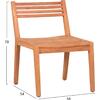 ΚΑΡΕΚΛΑ ΕΞΩΤ.ΧΩΡΟΥ PAVEL HM6615 ΞΥΛΟ TEAK--ΦΥΣΙΚΟ ΧΡΩΜΑ 46x54x78Υεκ.