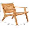 ΠΟΛΥΘΡΟΝΑ LOUNGE ARANIA HM6617 ΞΥΛΟ TEAK ΣΕ ΦΥΣΙΚΟ 59x65x69Υεκ.