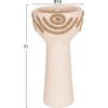 ΕΠΙΤΡΑΠΕΖΙΟ ΔΙΑΚΟΣΜΗΤΙΚΟ DEAN HM4679.02 ΚΡΕΜ ΤΕΡΑΚΟΤΑ & ΣΧΟΙΝΙ AGEL Φ18x35Υεκ