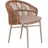 ΠΟΛΥΘΡΟΝΑ ΑΛΟΥΜΙΝΙΟΥ ORIN HM6265.03 ΚΑΠΟΥΤΣΙΝΟ- P.E.RATTAN ΣΕ ΦΥΣΙΚΟ 58x61x75Υεκ.