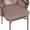 ΠΟΛΥΘΡΟΝΑ ΑΛΟΥΜΙΝΙΟΥ ORIN HM6265.03 ΚΑΠΟΥΤΣΙΝΟ- P.E.RATTAN ΣΕ ΦΥΣΙΚΟ 58x61x75Υεκ.
