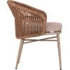 ΠΟΛΥΘΡΟΝΑ ΑΛΟΥΜΙΝΙΟΥ ORIN HM6265.03 ΚΑΠΟΥΤΣΙΝΟ- P.E.RATTAN ΣΕ ΦΥΣΙΚΟ 58x61x75Υεκ.