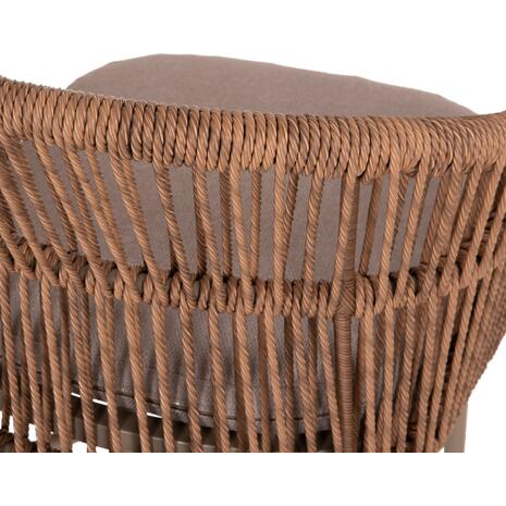 ΠΟΛΥΘΡΟΝΑ ΑΛΟΥΜΙΝΙΟΥ ORIN HM6265.03 ΚΑΠΟΥΤΣΙΝΟ- P.E.RATTAN ΣΕ ΦΥΣΙΚΟ 58x61x75Υεκ.