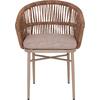 ΠΟΛΥΘΡΟΝΑ ΑΛΟΥΜΙΝΙΟΥ ORIN HM6265.03 ΚΑΠΟΥΤΣΙΝΟ- P.E.RATTAN ΣΕ ΦΥΣΙΚΟ 58x61x75Υεκ.