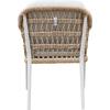 ΠΟΛΥΘΡΟΝΑ BOXER HM6556.02 ΑΛΟΥΜΙΝΙΟ & OLEFIN ΜΠΕΖ-TWIST WICKER 58x60x80Yεκ (σετ 2 τεμαχίων)