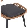 ΠΟΛΥΘΡΟΝΑ LOUNGE ΜΕ ΥΠΟΠΟΔΙΟ REMVAZZO HM6561.01 ΑΛΟΥΜΙΝΙΟ ΓΚΡΙ--WICKER 90x85x96Υεκ