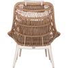 ΠΟΛΥΘΡΟΝΑ LOUNGE ΜΕ ΥΠΟΠΟΔΙΟ REMVAZZO HM6561.02 ΑΛΟΥΜΙΝΙΟ ΜΠΕΖ--WICKER 90x85x96Υεκ