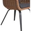 ΠΟΛΥΘΡΟΝΑ VICTUS HM6559.01 ΑΛΟΥΜΙΝΙΟ & OLEFIN ΓΚΡΙ-TWIST WICKER 60x62x76Yεκ (σετ 2 τεμαχίων)