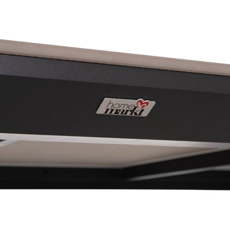 ΤΡΑΠΕΖΙ ΤΡΑΠΕΖΑΡΙΑΣ STAD HM6558.01 ΓΚΡΙ ΑΛΟΥΜΙΝΙΟ & SINTERED STONE TOP 220x100x74Υεκ