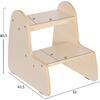 ΠΑΙΔΙΚΗ ΣΚΑΛΑ/ΣΚΑΜΠΟ RICKI HM18340.01 MDF & ΚΟΝΤΡΑΠΛΑΚΕ ΦΥΣΙΚΟ 33x43.5x40.5Υεκ