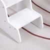 ΠΑΙΔΙΚΗ ΣΚΑΛΑ/ΣΚΑΜΠΟ RICKI HM18340.03 MDF & ΚΟΝΤΡΑΠΛΑΚΕ ΛΕΥΚΟ 33x43.5x40.5Υεκ