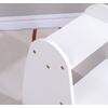 ΠΑΙΔΙΚΗ ΣΚΑΛΑ/ΣΚΑΜΠΟ RICKI HM18340.03 MDF & ΚΟΝΤΡΑΠΛΑΚΕ ΛΕΥΚΟ 33x43.5x40.5Υεκ