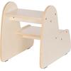 ΠΑΙΔΙΚΗ ΣΚΑΛΑ/ΣΚΑΜΠΟ RICKI HM18340.01 MDF & ΚΟΝΤΡΑΠΛΑΚΕ ΦΥΣΙΚΟ 33x43.5x40.5Υεκ