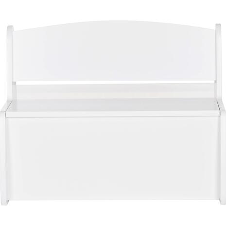 ΠΑΓΚΑΚΙ ΠΑΙΔΙΚΟ ΜΕ ΑΠΟΘ.ΧΩΡΟ RICKI HM18342.03 MDF & ΚΟΝΤΡΑΠΛΑΚΕ ΛΕΥΚΟ 63x43x47Υεκ