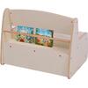 ΠΑΓΚΑΚΙ ΠΑΙΔΙΚΟ ΜΕ ΑΠΟΘ.ΧΩΡΟ RICKI HM18342.01 MDF & ΚΟΝΤΡΑΠΛΑΚΕ ΦΥΣΙΚΟ 63x43x47Υεκ