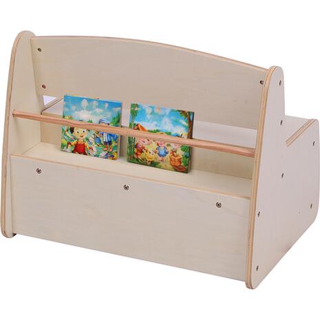 ΠΑΓΚΑΚΙ ΠΑΙΔΙΚΟ ΜΕ ΑΠΟΘ.ΧΩΡΟ RICKI HM18342.01 MDF & ΚΟΝΤΡΑΠΛΑΚΕ ΦΥΣΙΚΟ 63x43x47Υεκ
