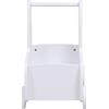 ΠΑΙΔΙΚΟ ΤΡΟΛΕΥ/ΚΑΡΟΤΣΑΚΙ RICKI HM18341.03 MDF & ΚΟΝΤΡΑΠΛΑΚΕ ΛΕΥΚΟ 33x45x50Υεκ