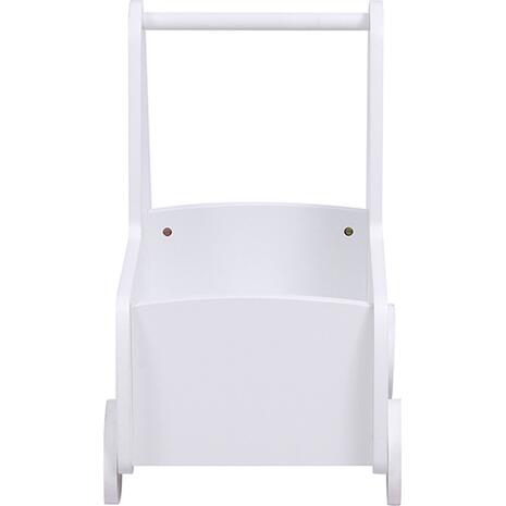 ΠΑΙΔΙΚΟ ΤΡΟΛΕΥ/ΚΑΡΟΤΣΑΚΙ RICKI HM18341.03 MDF & ΚΟΝΤΡΑΠΛΑΚΕ ΛΕΥΚΟ 33x45x50Υεκ