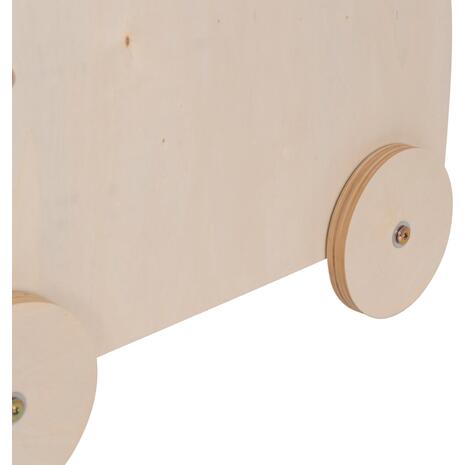 ΠΑΙΔΙΚΟ ΤΡΟΛΕΥ/ΚΑΡΟΤΣΑΚΙ RICKI HM18341.01 MDF & ΚΟΝΤΡΑΠΛΑΚΕ ΦΥΣΙΚΟ 33x45x50Υεκ
