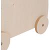 ΠΑΙΔΙΚΟ ΤΡΟΛΕΥ/ΚΑΡΟΤΣΑΚΙ RICKI HM18341.01 MDF & ΚΟΝΤΡΑΠΛΑΚΕ ΦΥΣΙΚΟ 33x45x50Υεκ