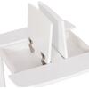 ΤΡΑΠΕΖΑΚΙ ΠΑΙΔΙΚΟ ΜΕ ΑΠΟΘ.ΧΩΡΟΥΣ RICKI HM18339.03 MDF & ΣΥΜΗΔΑ ΣΕ ΛΕΥΚΟ 65x65x47Υεκ
