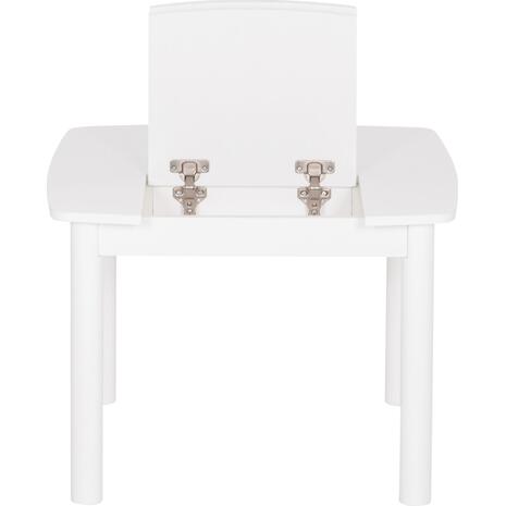 ΤΡΑΠΕΖΑΚΙ ΠΑΙΔΙΚΟ ΜΕ ΑΠΟΘ.ΧΩΡΟΥΣ RICKI HM18339.03 MDF & ΣΥΜΗΔΑ ΣΕ ΛΕΥΚΟ 65x65x47Υεκ