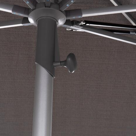 ΟΜΠΡΕΛΑ ΕΠΑΓΓΕΛΜΑΤΙΚΗ GLADELL 3X3m HM6604.01 ΓΚΡΙ ΠΑΝΙ-ΑΝΟΔΙΩΜΕΝΟ ΑΛΟΥΜΙΝΙΟ