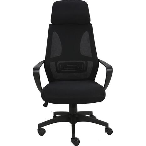 BF2950 Πολυθρόνα Γραφείου Διευθυντή, Mesh Μαύρο (ΕΟ544,1)