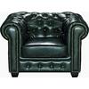 CHESTERFIELD Birmingham Πολυθρόνα Σαλονιού Καθιστικού,Δέρμα Antique Green (Ε9574,13)