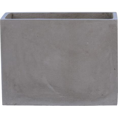 FLOWER POT-2 Cement Grey 60x30x45cm (Ε6301,B)