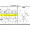 BF2101-P Πολυθρόνα Γραφείου με Ανάκλιση Μαύρο Mesh - Pu (ΕΟ254,4P)