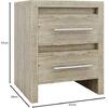 KENNEL Κομοδίνο 2 Συρτάρια, Απόχρωση Sonoma (Ε765,2)