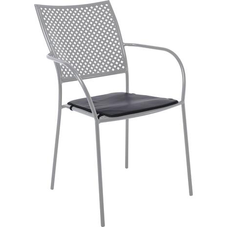 Μαξιλάρι Πολυθρόνας Pu Μαύρο πάχος 1cm (FERIA) (Ε5145,Μ)