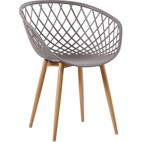 REX Πολυθρόνα-Pro Μέταλλο Βαφή Φυσικό, PP-UV Sand Beige (Ε373,31W)