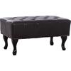 ΤΑΜΠΟΥΡΕ ΥΠΟΠΟΔΙΟ T.CHESTERFIELD EMMA HM226.01 PU 80x44x39Y εκ.ΣΚ.ΚΑΦΕ