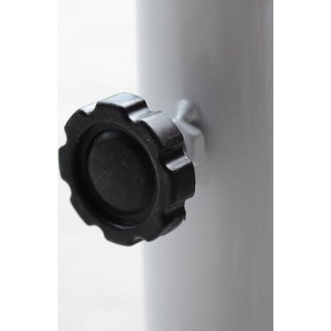 ΒΑΣΗ ΟΜΠΡΕΛΑΣ Φ60mm x 51Υεκ ΜΕΤΑΛΛΙΚΗ ΒΙΔΩΤΗ ΓΙΑ ΣΤΥΛΟ ΕΩΣ Φ60 HM6011 ΛΕΥΚΗ
