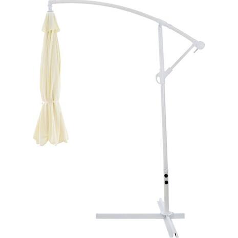 ΟΜΠΡΕΛΑ ΚΡΕΜΑΣΤΗ NOBLE Φ300x237cm. ΣΤΡΟΓΓΥΛΗ ΣΕ ΒΑΣΗ ΜΕ 4 ΠΟΔΙΑ HM6008