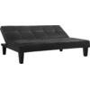 ΚΑΝΑΠΕΣ ΚΡΕΒΑΤΙ 3Θ HM3002.02 ΜΑΥΡΟΣ PU ΜΕ ΓΑΖΙΑ 186x90x82