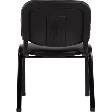ΚΑΡΕΚΛΑ JANISHA HM1010.01 ΜΕ ΔΕΡΜΑΤΙΝΗ PU ΜΑΥΡΟ 53,5x59x77 εκ.