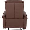 ΠΟΛΥΘΡΟΝΑ RELAX ΜΕ ΜΗΧΑΝΙΣΜΟ MASSAGE ROCCA HM0026.03 PU ΚΑΦΕ ΣΚΟΥΡΟ 80x96x97 εκ.